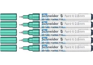 Маркер металлик Schneider Paint-It 0,8 мм золотой ML01001066, Маркеры специальные - фото 22