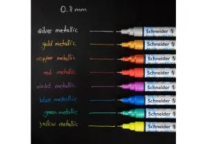 Маркер металлик Schneider Paint-It 0,8 мм золотой ML01001066, Маркеры специальные - фото 26