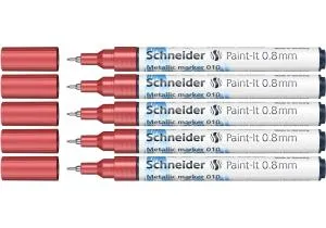 Маркер металлик Schneider Paint-It 0,8 мм золотой ML01001066, Маркеры специальные - фото 31