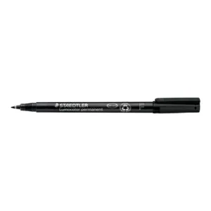 Маркер Staedtler перманентный черный 0,6мм Lumocolor ST.318-9, Перманентные, водостойкие