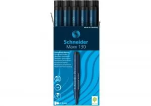 Маркер перманентный SCHNEIDER MAXX 130 S113001 черный 2-3 мм - Фото 2