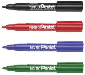 Маркер перманентний 2.5 мм пластиковий корпус Pentel NN50