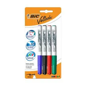 Набор маркеров для досок BIC Velleda 1701 ECOlutions bc875593, Для досок и флипчартов