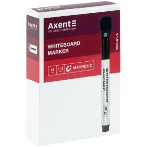 Маркер AXENT Whiteboard Magnetic 1-2 мм черный 2555-01-A, Маркеры для досок и флипчартов - фото 2
