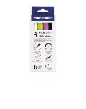 Маркеры меловые Magnetoplan Chalk Marker Assorted Set 12308 - Фото 2