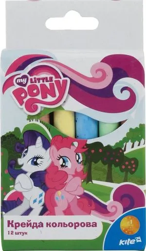 Мел цветной 12 шт.Kite LP15-075K Little Pony