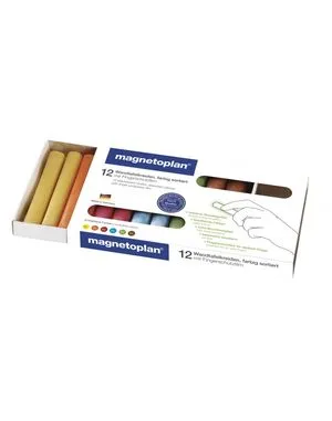 Мелки цветные Magnetoplan Сhalk Assorted Set 12 шт 12306