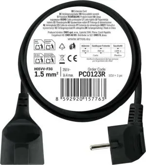 Мережевий подовжувач EMOS 1 розетка 3 м PC0123R, Мережеві фільтри (подовжувачі) - фото 4