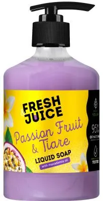 Мыло жидкое Fresh Juice 460мл Passion Fruit&Tiare New fj.35331, Мыло