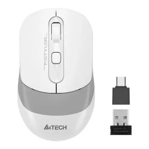 Мышка A4Tech FG10CS Air2 Wireless Grayish White (4711421997973) U1151230, Мышки - фото 7