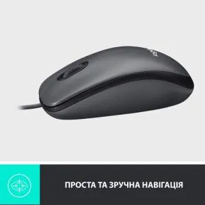 Мышка Logitech M100 USB Black (910-006652) U0763728, Мышки - фото 2
