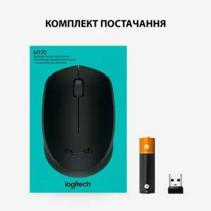 Мышка Logitech M170 Grey (910-004642) U0158647, Мышки - фото 2