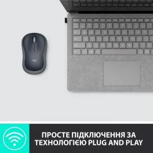 Мышка Logitech M185 swift grey (910-002238) B0004852, Мышки - фото 2