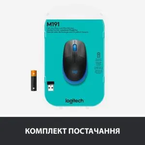 Мышка Logitech M190 Blue (910-005907) U0459601, Мышки - фото 1