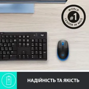 Мышка Logitech M190 Blue (910-005907) U0459601, Мышки - фото 3