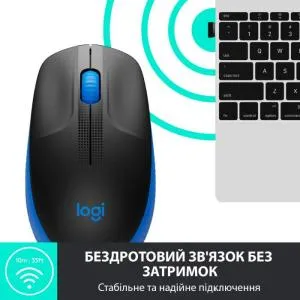 Мышка Logitech M190 Blue (910-005907) U0459601, Мышки - фото 4