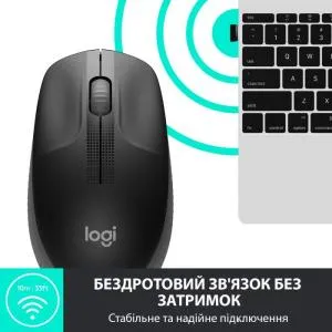 Мышка Logitech M190 Charcoal (910-005905) U0459597, Мышки - фото 3