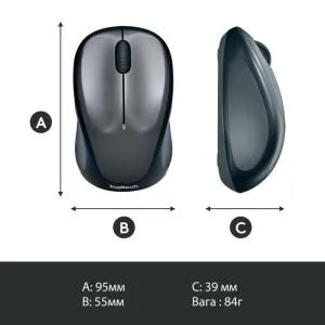 Мышка Logitech M235 Grey (910-002201) U0169351, Мышки - фото 1