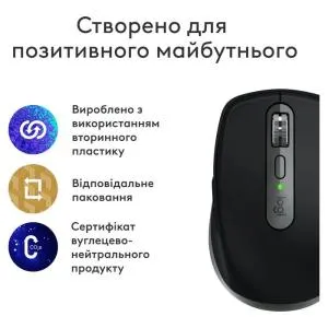 Мышка Logitech MX Anywhere 3S для MAC Wireless Space Grey (910-006947) U0946970, Мышки - фото 9
