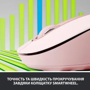 Мышка Logitech Signature M650 L Wireless Rose (910-006237) U0628403, Мышки - фото 7