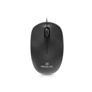 Мышка REAL-EL RM-206 USB Black (EL123200061) U1209819, Мышки