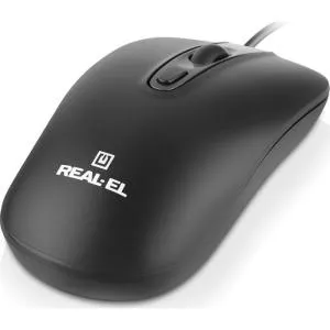 Мышка REAL-EL RM-222 USB Black/Gray (EL123200040) U0984715, Мышки - фото 3