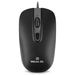 Мышка REAL-EL RM-222 USB Black/Gray (EL123200040) U0984715, Мышки - фото 7