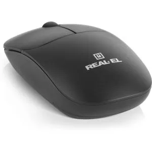 Мышка REAL-EL RM-313W Wireless Black (EL123200042) U0984796, Мышки - фото 1