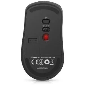 Мышка REAL-EL RM-317W Wireless Black (EL123200052) U1115563, Мышки - фото 1