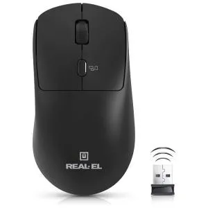 Мышка REAL-EL RM-317W Wireless Black (EL123200052) U1115563, Мышки