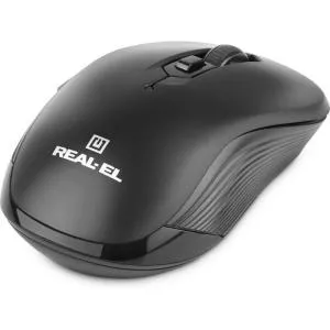 Мышка REAL-EL RM-331W Wireless Black (EL123200044) U0984799, Мышки - фото 5