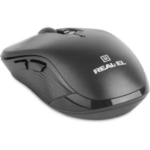 Мышка REAL-EL RM-331W Wireless Black (EL123200044) U0984799, Мышки - фото 6
