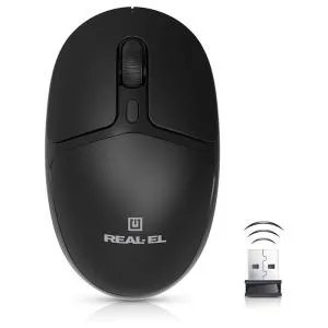 Мишка REAL-EL RM-335W Wireless Black (EL123200055) U1108574, Мишки