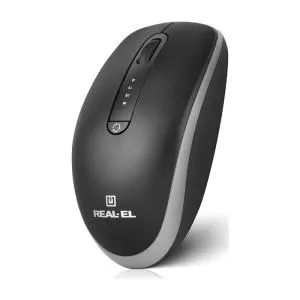 Мишка REAL-EL RM-455W Wireless/Bluetooth Black/Gray (EL123200047) U0984810, Мишки - фото 8