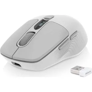 Мышка REAL-EL RM-480W Wireless/Bluetooth White (EL123200050) U0984817, Мышки - фото 6