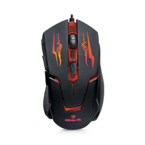 Мышка REAL-EL RM-520 Gaming Black (EL123200020) U0211093, Мышки