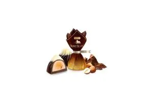 Цукерки Монблан Roshen з цілісним лісовим горіхом ПКФ 1кг /4пак 4823077632495, Цукерки