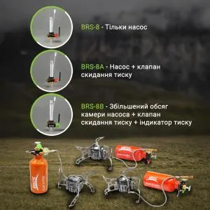 Мультитопливная горелка BRS нержавеющая сталь BRS-8A, Газовые горелки - фото 7