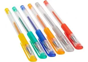 Набір гелевих ручок ECONOMIX METALLIC 6 кольорів чорнила в блістері E11952, Ручки гелеві - фото 1