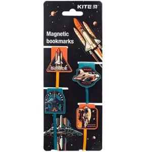 Набір магнітних закладок-лясе Kite Space K24-497