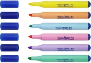 Набор текстовых маркеров Optima 1-4,5 мм 6 цветов пастель в пенале O15831, Маркеры текстовые - фото 1