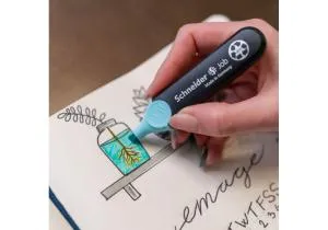 Набор текстовых маркеров SCHNEIDER JOB 150 6 пастельных цветов в картонной упаковке S115099, Маркеры текстовые - фото 2