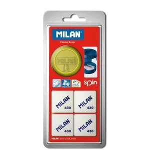 Набор пластик 4x430. точилка SPIN блистер ml.BYM10227 Milan
