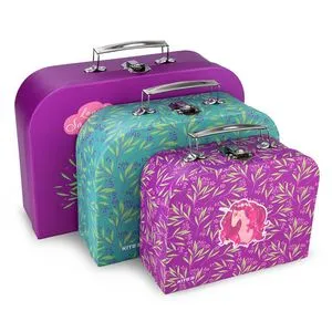 Набор чемоданов 3 штуки (SML), картон, Lovely Sophie KITE K20-189