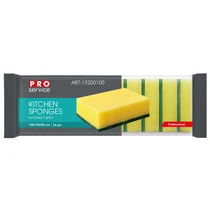 Набор губок PRO-service Макси-стандарт, 7х10 см, 10 шт, 0146149, Мочалки и скребки
