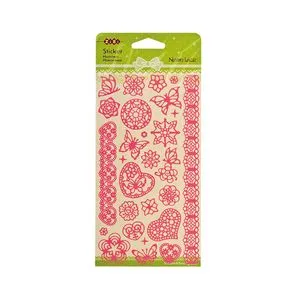 Наклейки фактурні Neon Lace Zibi ZB.63921-AB - Фото 4