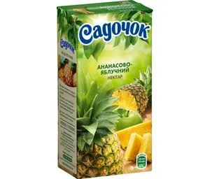 Нектар Садочок ананасово-яблочный неосветленный 0,5л 10707611