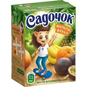 Нектар Садочок мультифрукт т/п 0,2л 1057746