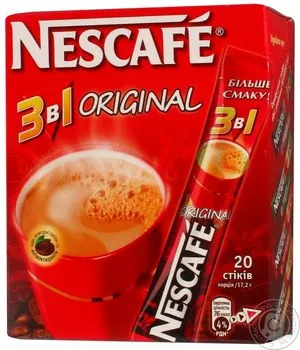 Напиток кофейный Nescafe Original 3в1 16г 10584636