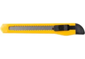 Ніж канцелярський ECONOMIX 9 мм пластиковий корпус E40525, Ножі